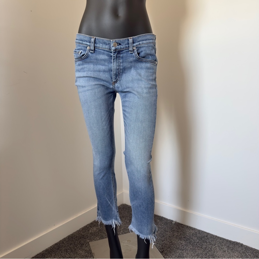 rag & bone NEWQUAY Cropped Skinny Jeans | Size 30